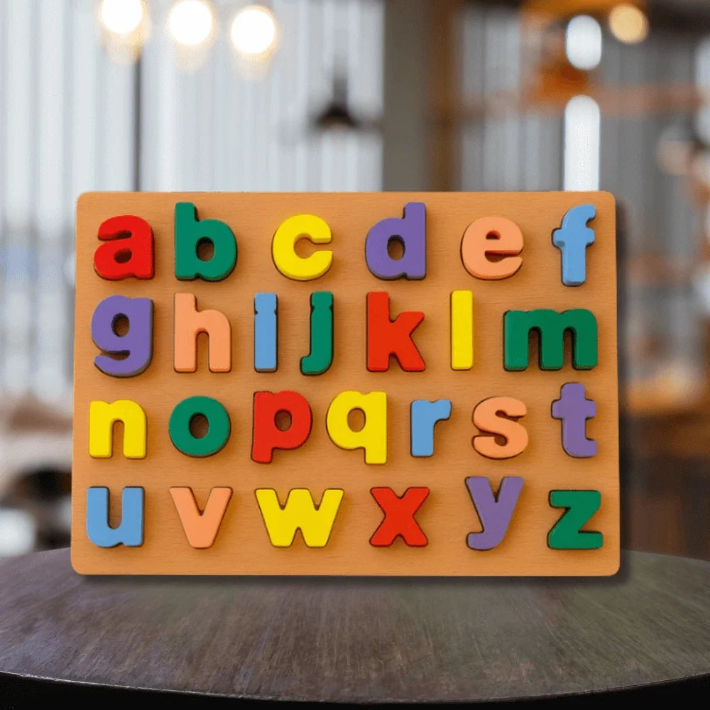 Kids Wooden Learning Board - 3in1