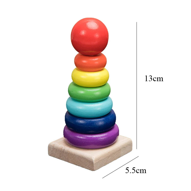 7-in-1 Wooden Educational Toy Set for Toddlers – Complete Montessori Learning & Activity Kit