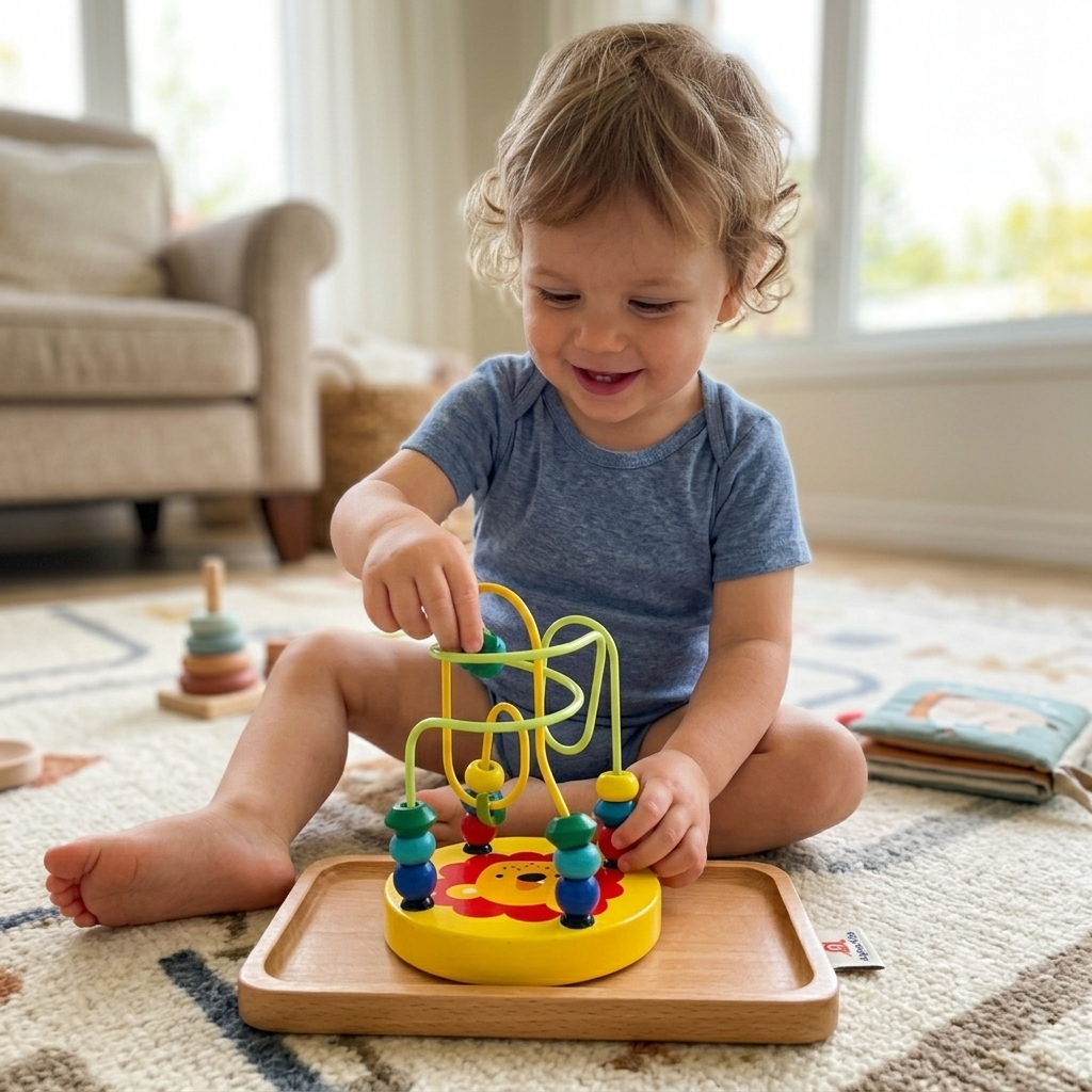 7-in-1 Wooden Educational Toy Set for Toddlers – Complete Montessori Learning & Activity Kit
